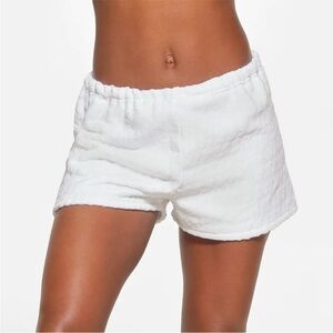 SKIMS Terry Towel Short in Color Snow